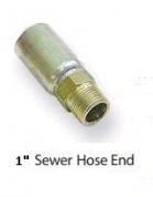 1" SEWER HOSE END